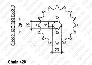 Pignon Ts 80 X 84-85