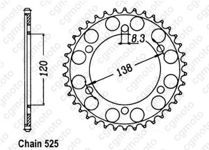 Couronne Rc45 Rvf 750 R 94-98