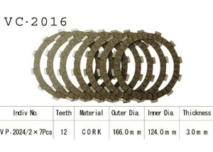 Kit Disques d'Embrayage Garnis Yzf 1000 R1 1998