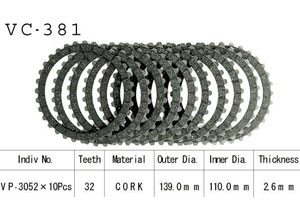 Kit Disques d'Embrayage Garnis Gsx 1100 G 1991/1993