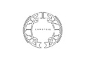 Mâchoires de Frein Ø110mm L 25mm